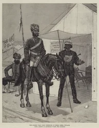 The Afghan War, Camp Orderlies at Meean Meer, Punjaub